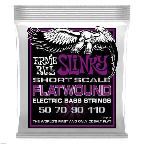 ERNIE BALL 2817 POWER SLINKY SHORT SCALE 50-105 brušene žice za bas gitaru