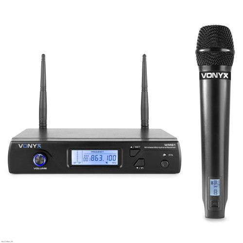 VONYX WM61 Wirel.Micro UHF 16 Ch 1 Micro bežični ručni mikrofon