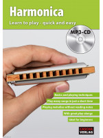 SELA LEARN TO PLAY Harmonica+MP3CD udžbenik za usnu harmoniku