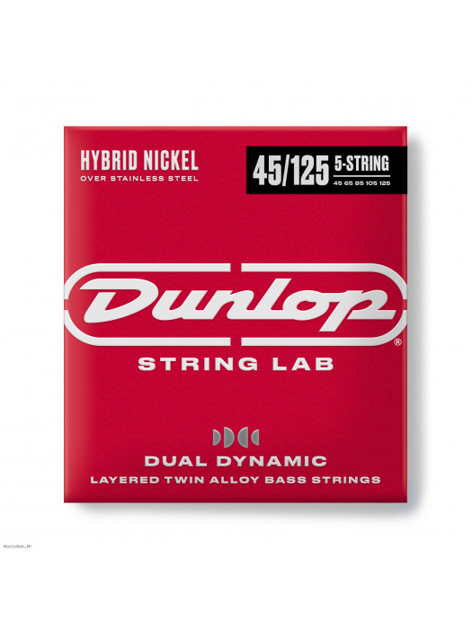 DUNLOP DBHYN45125 DUAL DYNAMIC Nickel Steel 45-125 žice za bas gitaru