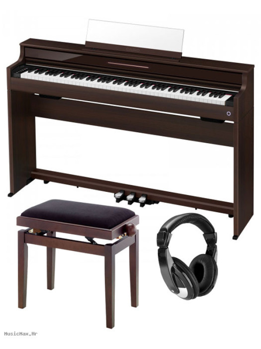 CASIO AP-S450BN  NEW CELVIANO Brown digitalni klavir - set