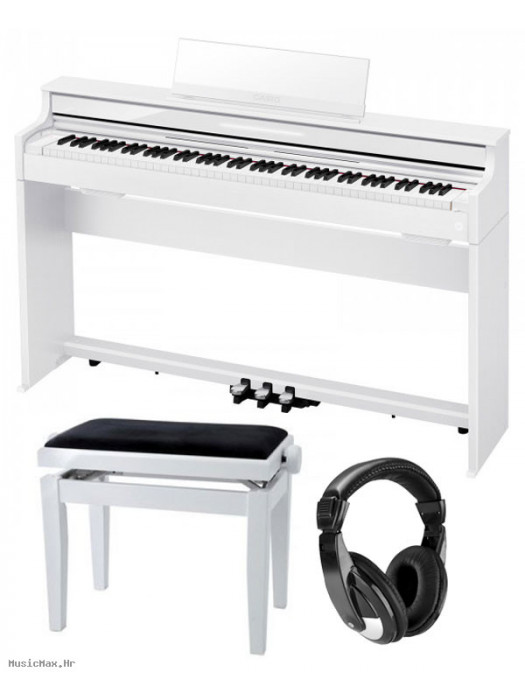 CASIO AP-S450WE NEW CELVIANO White digitalni klavir - set