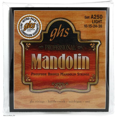 GHS N250 10-36 žice za mandolinu