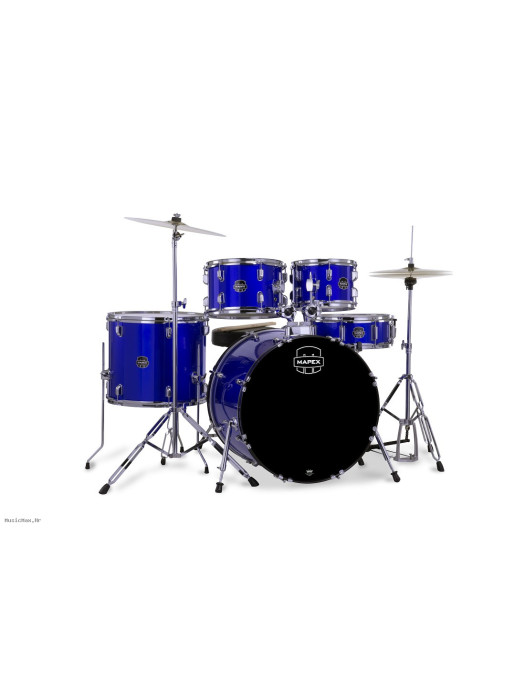 MAPEX CM5294FTCIB Comet Indigo Blue akustični bubnjevi s činelama