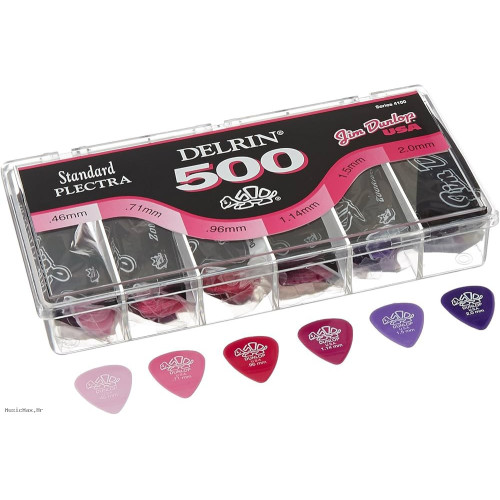 DUNLOP PICKS 4100 DELRIN 500 PK-324 (324) set trzalica DUNLOP PICKS 4100 DELRIN 500 PK-324 (324) set trzalica