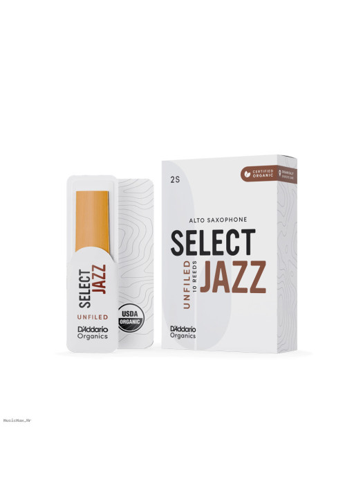 DADDARIO Woodwinds ORRS10ASX2S ORGANIC Select Jazz 2S set trski za saksofon
