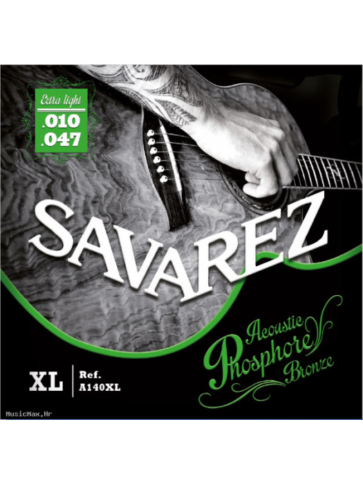 SAVAREZ A140XL PHOSPHOR BRONZE 10-47 žice za akustičnu gitaru