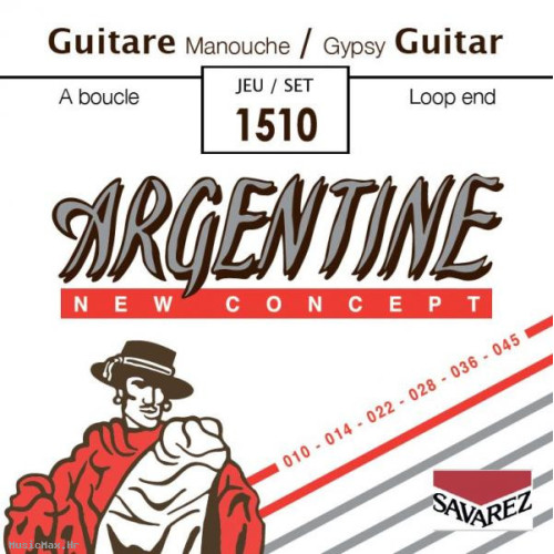 SAVAREZ 1510 ARGENTINE GYPSY Jazz 10-45 Loop End žice za akustičnu gitaru SAVAREZ 1510 ARGENTINE GYPSY Jazz 10-45 Loop End žice za akustičnu gitaru