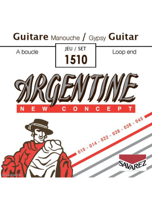 SAVAREZ 1510 ARGENTINE GYPSY Jazz 10-45 Loop End žice za akustičnu gitaru