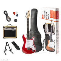 TERRIS TEP-1 MINI RED električna gitara s pojačalom i priborom