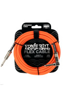 ERNIE BALL 6467 FLEX STRAIGHT / ANGLE Orange 6m instrumentalni kabel
