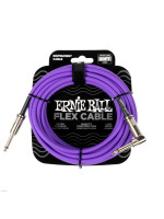 ERNIE BALL 6466 FLEX STRAIGHT / ANGLE Purple 6m instrumentalni kabel