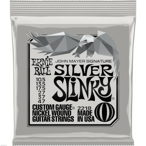 ERNIE BALL 3817 JOHN MAYER SILVER SLINKY 10.5-47 (6 Set) žice za električnu gitaru