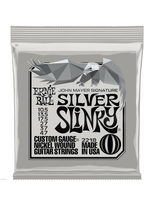 ERNIE BALL 3817 JOHN MAYER SILVER SLINKY 10.5-47 (6 Set) žice za električnu gitaru