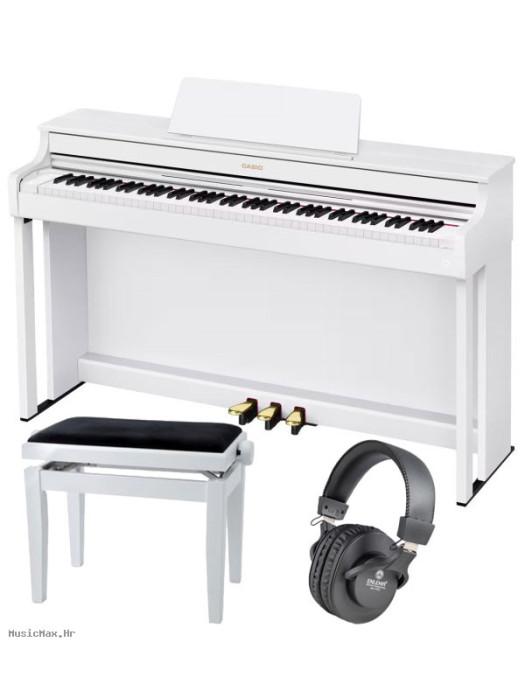 CASIO AP-300WE Celviano White digitalni klavir - set