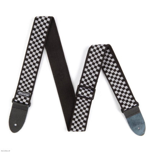 DUNLOP ACCESSORIES D38-31BK B+W CHECK remen za gitaru