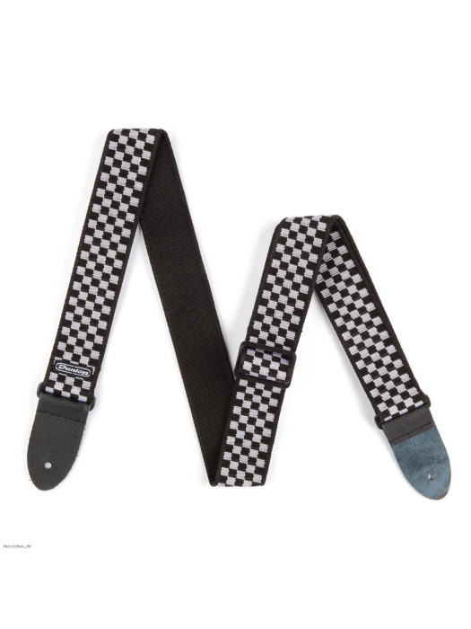 DUNLOP ACCESSORIES D38-31BK B+W CHECK remen za gitaru