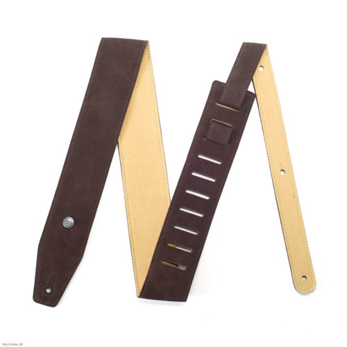 DUNLOP ACCESSORIES BMF-S02 SUEDE MAHOGANY remen za gitaru