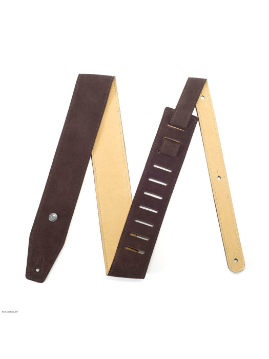 DUNLOP ACCESSORIES BMF-S02 SUEDE MAHOGANY remen za gitaru