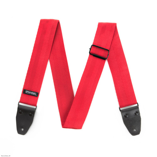 DUNLOP ACCESSORIES DST70-01RD DELUXE SEATBELT Red remen za gitaru