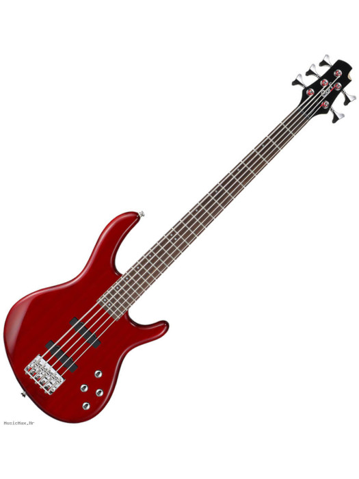 CORT ACTION BASS V PLUS Trans Red 5-žičana bas gitara
