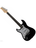 VESTON GUITARS ST-SSS-BK LH Blk električna gitara za ljevake