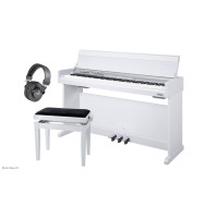 NUX GENERAL NCK-330WH White digitalni klavir - set NUX GENERAL NCK-330WH White digitalni klavir - set