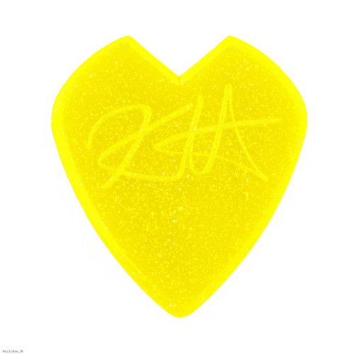 DUNLOP PICKS 47RKH3NYS KIRK HAMMETT JAZZ III YELLOW GLITTER PICK 1.38mm (24) set trzalica