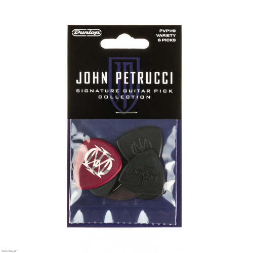 DUNLOP PICKS PVP119 JOHN PETRUCCI SIGNATURE PICK VARIETY PACK (6) set trzalica