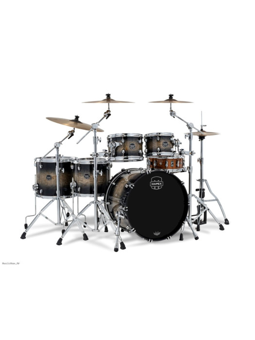 MAPEX SR628XUZXG SATURN STUDIO Black akustični bubnjevi