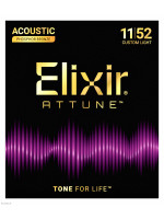 ELIXIR ATTUNE Phosphor Bronze 11-52 žice za akustičnu gitaru