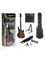 VESTON GUITARS VJPB-SB Mini bas gitara s pojačalom i priborom