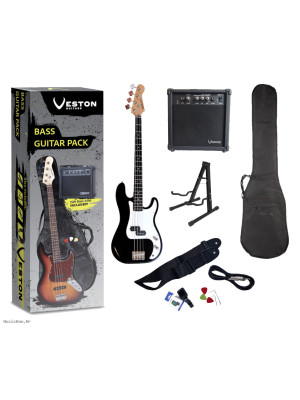 VESTON VPB-BK P-BASS bas gitara s pojačalom i priborom