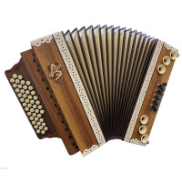 AS AS C-F-B WALNUT dijatonska harmonika