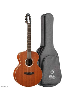 FLIGHT GUITARS PIXI MAH Travel akustična gitara s torbom