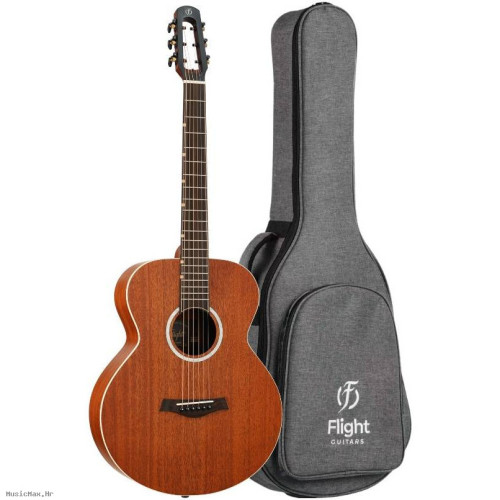 FLIGHT GUITARS PIXI MAH Travel akustična gitara s torbom