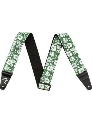 FENDER HAWAIIAN Green FLORAL remen za gitaru