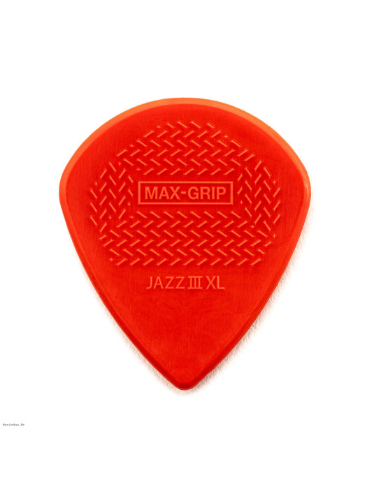 DUNLOP PICKS MAX-GRIP JAZZ III XL NYLON PICK 1.38MM (6) set trzalica