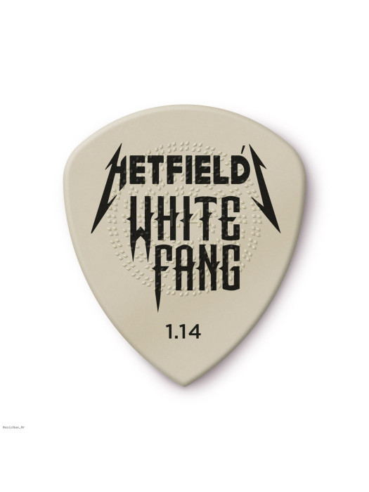 DUNLOP PICKS PH122P1.4 WHITE FANG (6) set trzalica