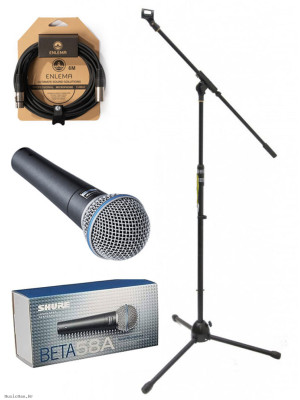 SHURE BETA 58A mikrofonski set sa stalkom