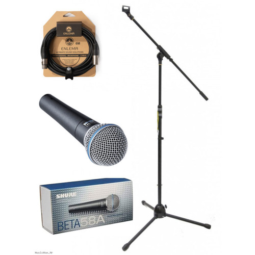 SHURE BETA 58A mikrofonski set sa stalkom