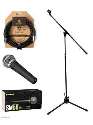 SHURE SM 58 mikrofonski set sa stalkom