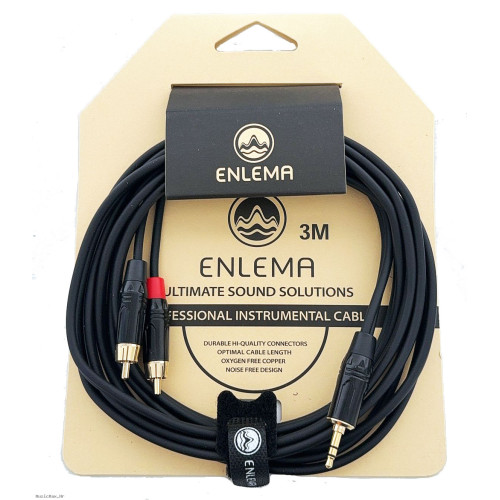 ENLEMA YMJ2XRCA3 3.5 Stereo MALE-2XRCA MALE 3m audio kabel ENLEMA YMJ2XRCA3 3.5 Stereo MALE-2XRCA MALE 3m audio kabel
