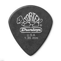 DUNLOP PICKS 498R1.35 Tortex Jazz III XL (12) set trzalica