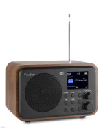 VONYX Milan DAB+ Radio with Battery Wood izlazno pojačalo