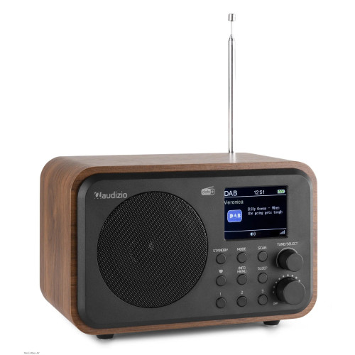 VONYX Milan DAB+ Radio with Battery Wood izlazno pojačalo