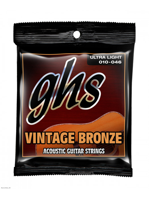 GHS VN-UL Vintage Bronze 10-46 žice za akustičnu gitaru