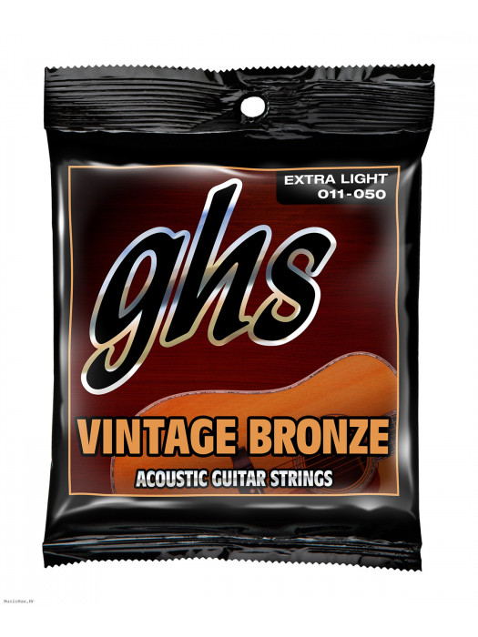 GHS VN-XL Vintage Bronze 11-50 žice za akustičnu gitaru