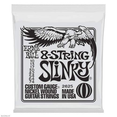 ERNIE BALL 2625 SLINKY 10-74 žice za 8-žičanu električnu gitaru