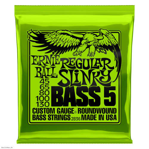 ERNIE BALL 2836 5-STRING 45-130 žice za bas gitaru